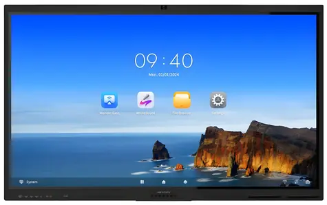 65" HIKVISION Interaktívny dotykový panel / 4K / Android 13 / 8GB / 128GB / Dotyk 40 bodov / USB-C / HDMI / BT