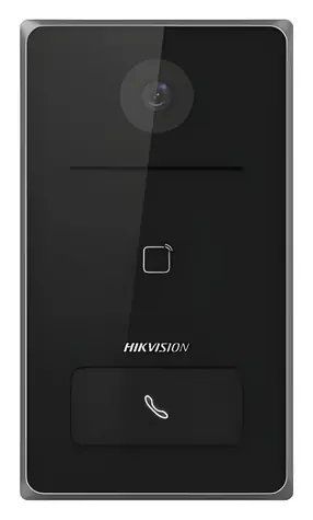 HIKVISION DS-KV6133-WME1 / IP dverný interkom / 1 tlačidlo / čítačka kariet / 2MPx kamera