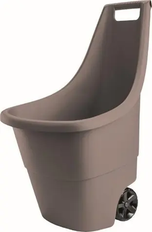 Keter Easy Go Breeze hnedý / Záhradný vozík / Objem 50 l