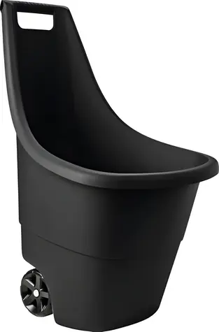 Keter Easy Go Breeze čierny / Záhradný vozík / Objem 50 l