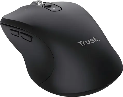 Trust Ferro Hyperwheel čierna / Myš / Bezdrôtová USB + Bluetooth / 3200 DPI / 9 tlačidiel