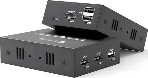 Techly KVM Extender HDMI / USB / KVM extender / Cat6 / do 100 m / 1080p 60Hz