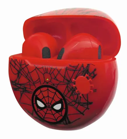 Lexibook Spiderman bluetooth slúchadlá červená / Bezdrôtové slúchadlá do uší / Vstavaný mikrofón