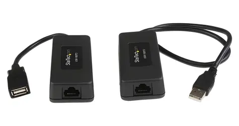 StarTech USB extender cez CAT5/CAT6 / Extender / USB 2.0 / RJ-45 / čierna