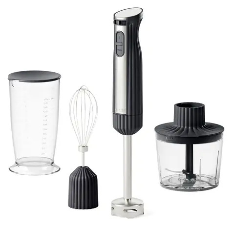 Guzzini Sous Chef sivá / Ručný mixér / s príslušenstvom