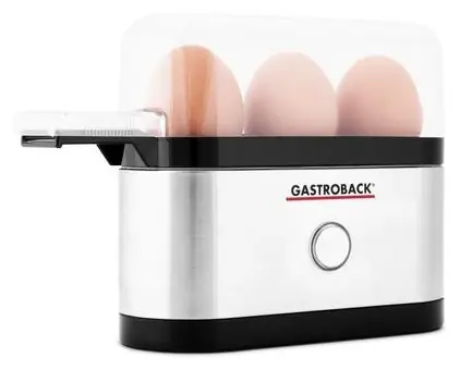Gastroback 42800 / Varič vajec / nerezový dizajn / 350 W / 1-3 vajcia