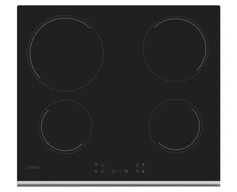 Candy CH 64 XB / Sklokeramická varná doska / 4 zóny / 6500 W / dotykové ovládanie / 59 cm