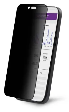 StarTech Privacy Screen Protector iPhone 16 / Ochranné sklo / Privátny filter / Temperované sklo / Čierna