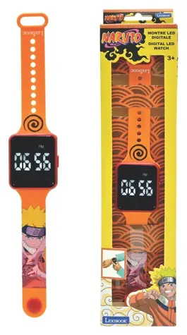 LEXIBOOK Digitálne hodinky Naruto / S budíkom / LED displej / od 3 rokov