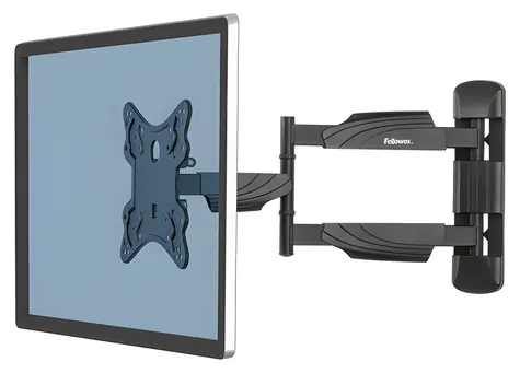 Fellowes Nástenný držiak TV 23-55" čierna / Nástenný držiak TV / naklápací, výsuvný a otočný / VESA do 400x400 mm