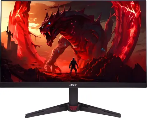 23.8" Acer Nitro VG240YX1 čierna/červená / Monitor / VA / FullHD / 200Hz / 1ms / FreeSync / VESA