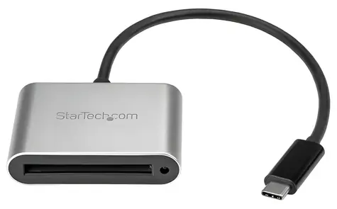StarTech čítačka CFast kariet USB-C čierna/strieborná / Čítačka pamäťových kariet / USB 3.2 Gen 1 / hliník