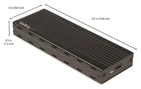 StarTech Box pre M.2 NVMe SSD / Externý box / USB-C / ASMedia ASM2362