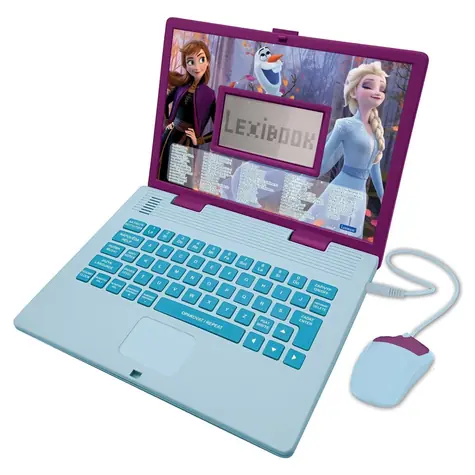 LEXIBOOK Vzdelávací notebook Frozen / 124 aktivít / CZ/EN / od 4 rokov