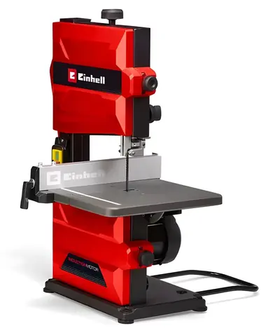 Einhell TC-SB 200+ červená / Pásová píla / 300W / hĺbka rezu 80 mm / 900 m/min