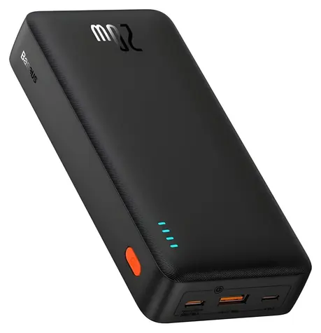 Baseus Airpow 20000mAh čierna / Powerbanka / 20W / USB-A / USB-C