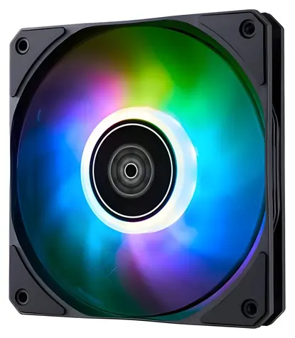 Silverstone SST-AS120B-ARGB čierna/priehľadná / Ventilátor do PC skrine / 120x120x15 mm / ARGB / PWM