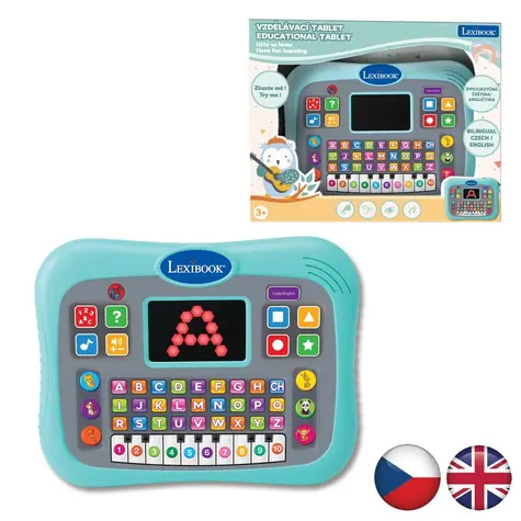 Lexibook Výukový tablet ABC / Výukový tablet / Česko-anglický / od 3 rokov