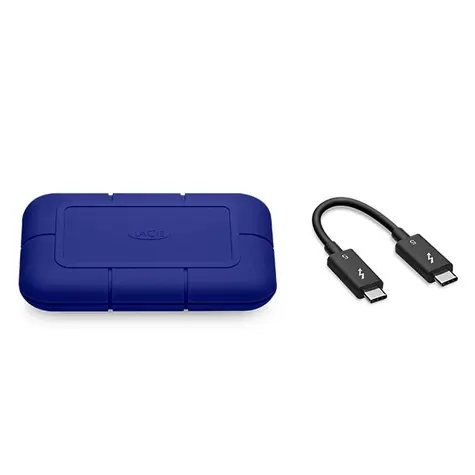 LaCie Rugged SSD Pro5 2TB modrá / Externý SSD 2.5" / Thunderbolt 5 / USB-C / 6700/5300 MB/s