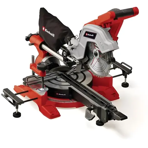Einhell TE-SM 216 L Dual červená/čierna / Pokosová píla / 1500W / 216 mm / 5000 ot./min
