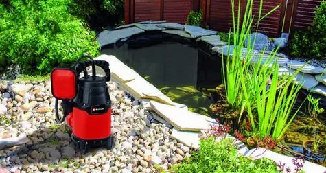 Einhell GC-DP 3325 červená/čierna / Kalové čerpadlo / 330W / Kapacita 9.500 l/h / Hĺbka ponoru 7 m