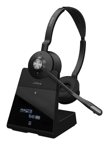 JABRA Engage 75 SE Stereo / Bezdrôtová stereo náhlavná súprava / mikrofón / DECT / Bluetooth 5.0 / nabíjacia základňa