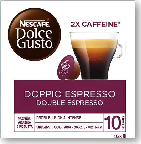 Nescafé Dolce Gusto Doppio Espresso / Kapsľová káva / 16 ks
