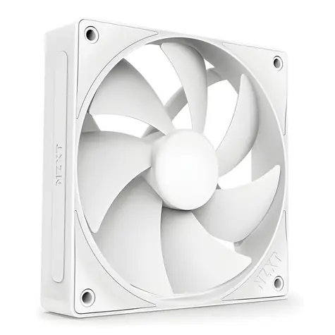 NZXT F120P biela / Ventilátor / 120 mm / Fluid Dynamic Bearing / 30 dB / 2000 RPM / 73,47 CFM / 4-pin PWM