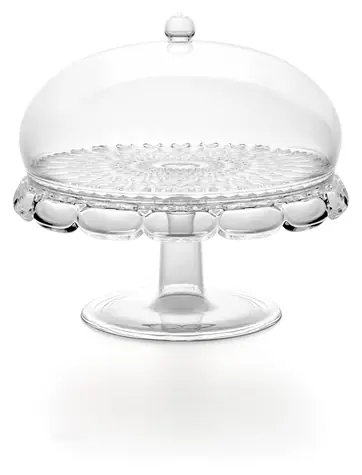 Guzzini VANITY transparentné / Stojan na tortu s poklopom / malý