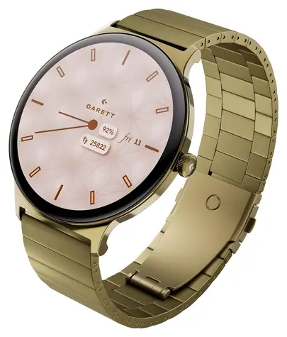 Garett Verona 2 Gold SOLID / Chytré hodinky / 1,43 "AMOLED / Bluetooth hovory / IP68