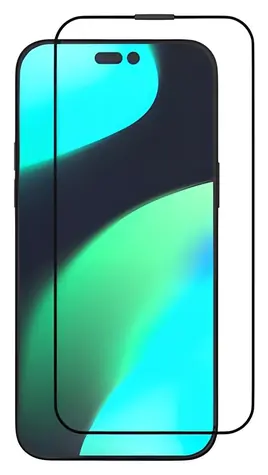 Devia Star Series čierny rámček / Ochranné sklo / iPhone 14 Pro / Tvrdené sklo