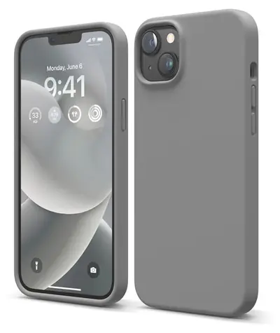 Elago Silicone Case tmavo šedá / Kryt / Apple iPhone 14 PLUS