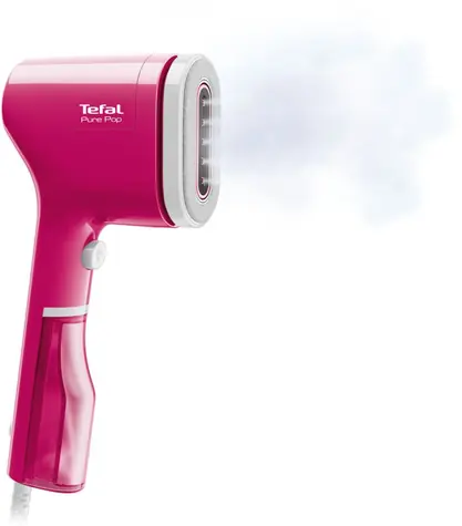 TEFAL DT2023F0 bielo-ružová / Naparovač na oblečenie / 1300 W / 20 g/min pary / cestovné puzdro