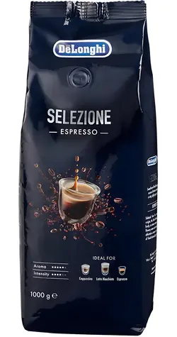 DeLonghi Selezione Espresso 1 kg / Zrnková káva / 70% Arabica & 30% Robusta / Intenzita 4