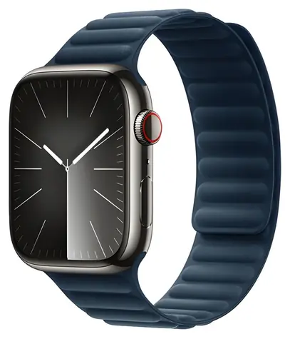 Devia Deluxe Magnetic Fiber Sea Blue / Remienok / Apple Watch 44/45/46 mm / magnetický