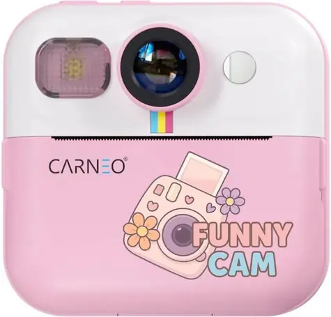 CARNEO Funny Cam Mini ružová / Detský fotoaparát