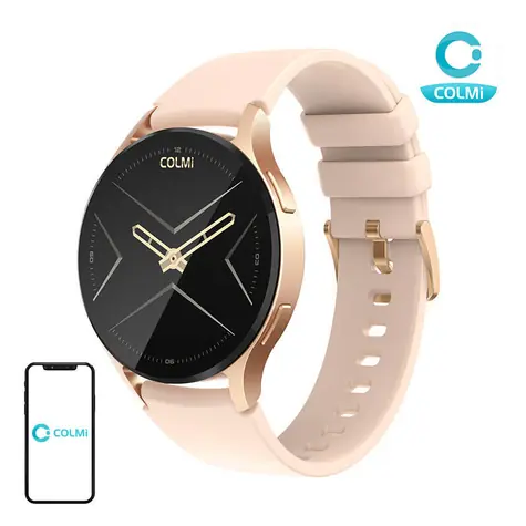 Colmi i28 Ultra zlatá / Chytré hodinky / 1,43 "AMOLED / 466x466 / BT 5.3 / IP68