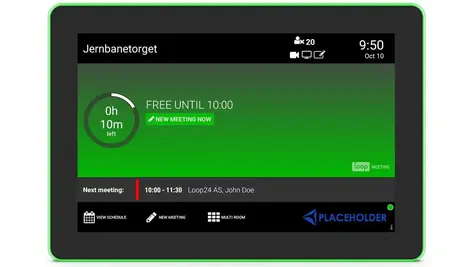 Loop24 LoopMeeting LM-8058T-LED / Rezervačný tablet pre zasadacie miestnosti / 8" LED
