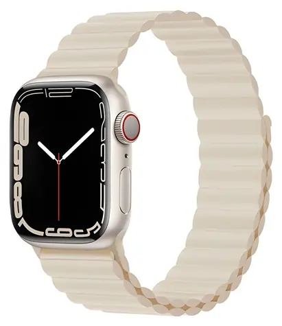 Devia Deluxe Sport 3 Starlight / Remienok pre Apple Watch / 40/41/42 mm / silikónový / magnetický