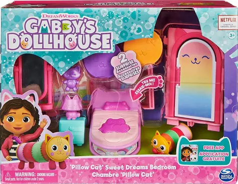 POLLY POCKET Herný set Gábinin kúzelný domček Spálne Valčeky / Figúrka a nábytok / od 3 rokov