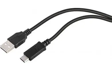 Speed Link SL-180021-BK / Kábel USB-C na USB-A / 1 m / HQ
