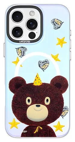 Devia Canvas Series Magnetic Case Starry Bear / Ochranný kryt / iPhone 16 PLUS / MagSafe