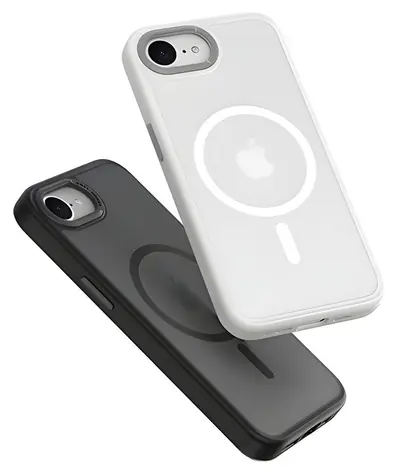 Comma Joy Elegant Magnetic Case biela / Kryt / Apple iPhone 16e, 17e / magnetický