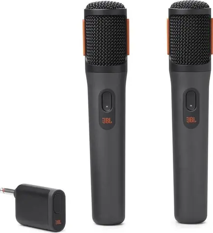 JBL Partybox Wireless Mic / Bezdrôtový mikrofón / 2,4 GHz / dosah 30 m / výdrž 20 h