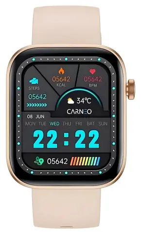 CARNEO Zenith HR+ zlatá / Chytré hodinky