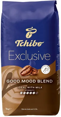 Tchibo Exclusive Good Mood Blend 1 kg / Zrnková káva / Arabica & Robusta / Intenzita 5/6