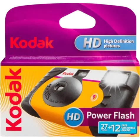 Kodak Power Flash 27+12 / Jednorazový fotoaparát / Blesk / 39 snímok