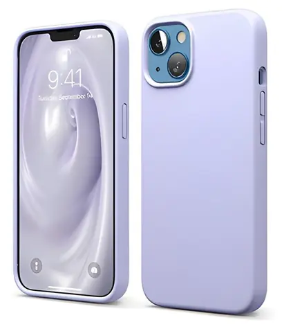 Elago Silicone Case pre Apple iPhone 13 fialová / Silikónový kryt