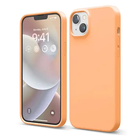 Elago Silicone Case oranžová / Kryt / Apple iPhone 14 PLUS