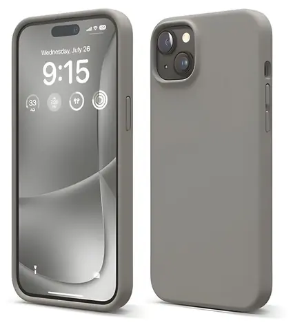 Elago Silicone Case pre Apple iPhone 15 PLUS sivá / Silikónový kryt